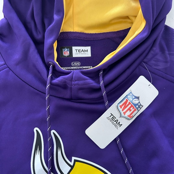 NFL team apparel Minnesota Vikings hoodie size large - Picture 6 of 6